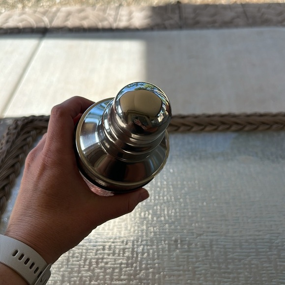 Stainless Steel Red Cocktail Shaker - Picture 3 of 7